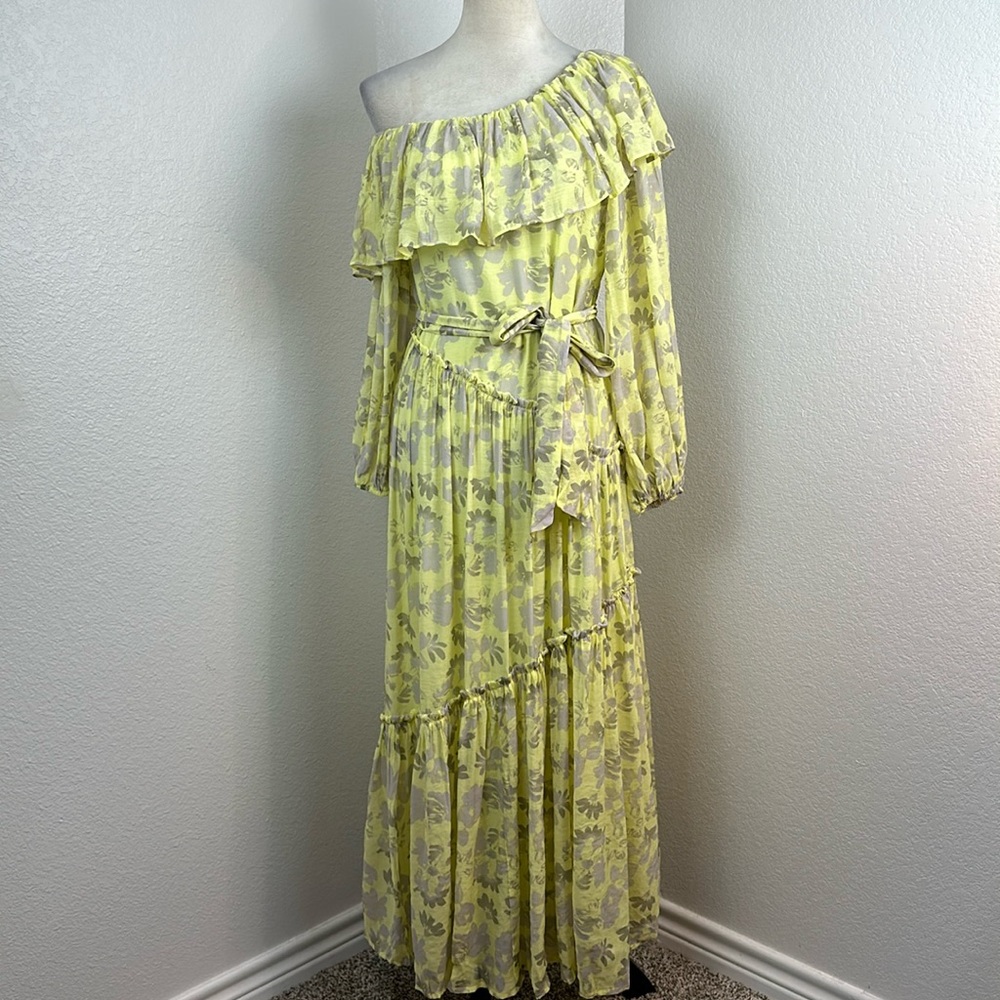 Revolve X ASTR The Label KAYLANI Tiered MIDI DRESS Size Small NWT - Picture 2 of 14